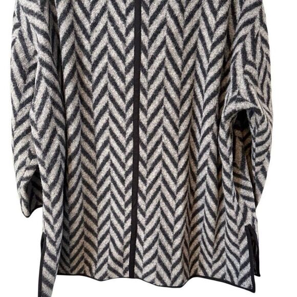 Talbots Wool Blend Womens Coat 3X Sweater Jacket Hidden Snap Buttons - Picture 5 of 9